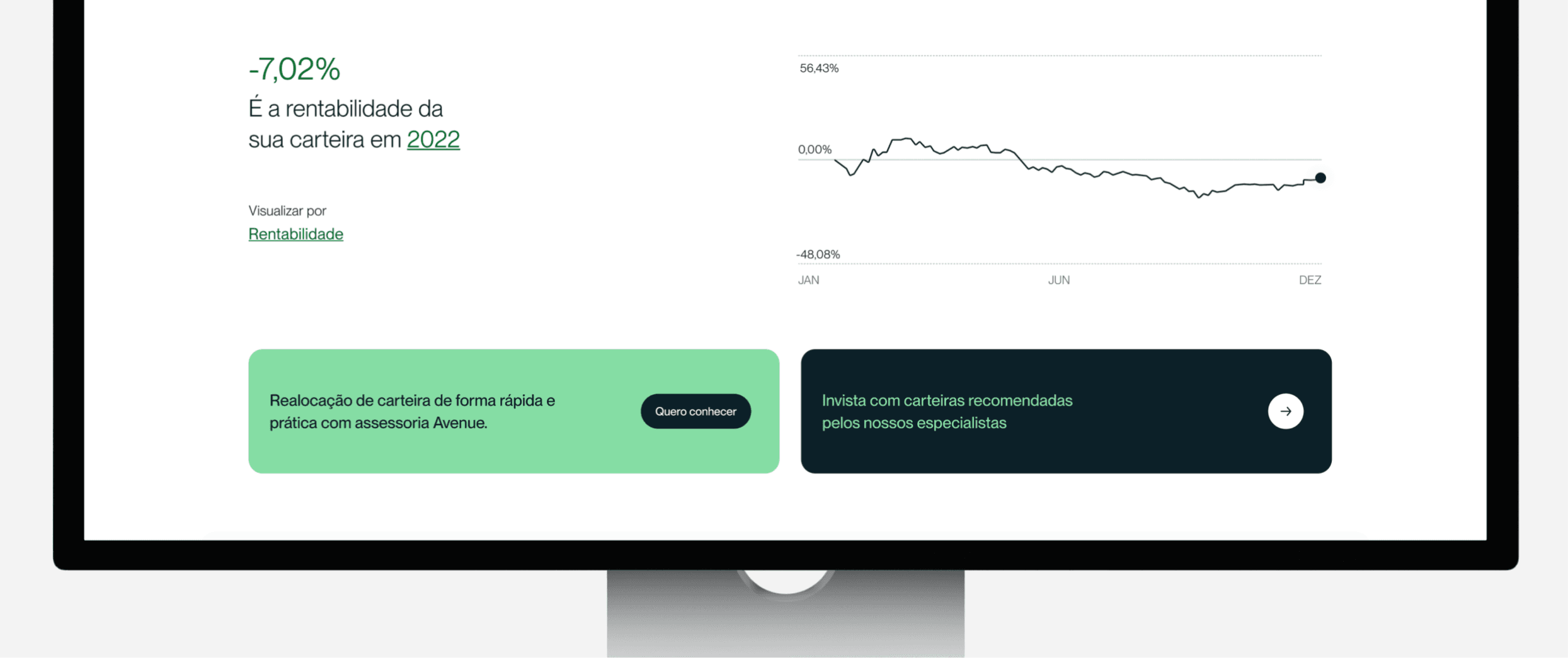 Avenue app screen