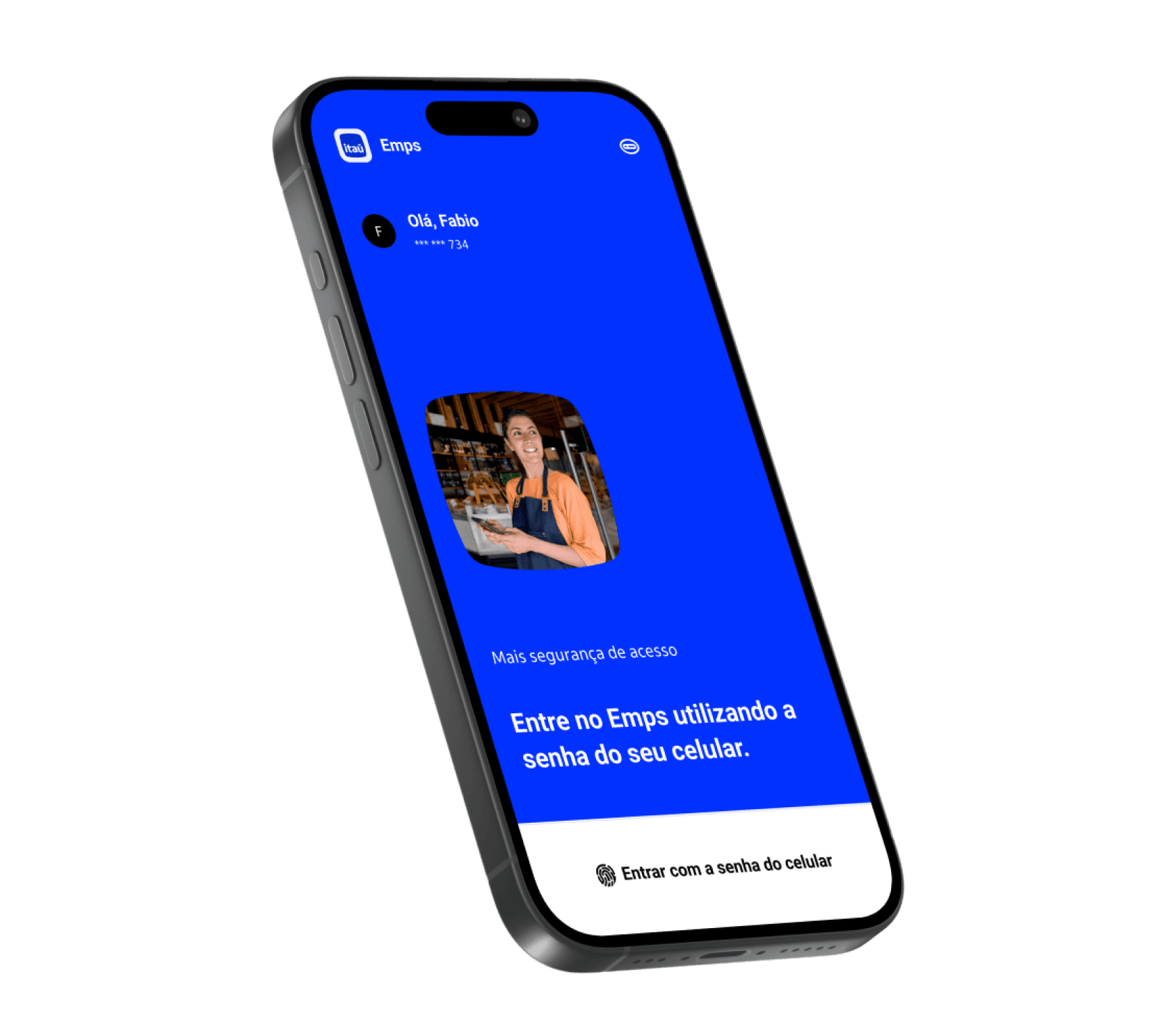 Itaú Unibanco app screen